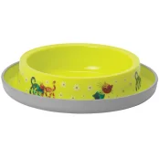 Миска Moderna Trendy Dinner Friends Forever для кошек, лимонная, 210 мл, d-15 см