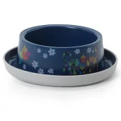 Миска Moderna Trendy Dinner Friends Forever для кошек, лимонная, 350 мл, d-16 см