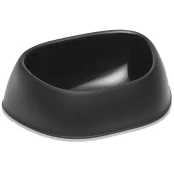 Миска Moderna Sensibowl для собак и кошек, пластик, черная, 700 мл, 25×18×8.5 см