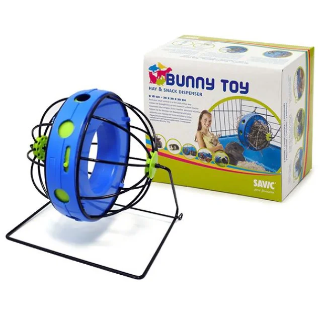 Годівниця для сіна і ласощів Savic Bunny Toy для кроликів і морських свинок, 20 х 20 х 20 см