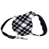 Рулетка-поводок Fashion Walker для собак весом до 10 кг, серая, 3 м