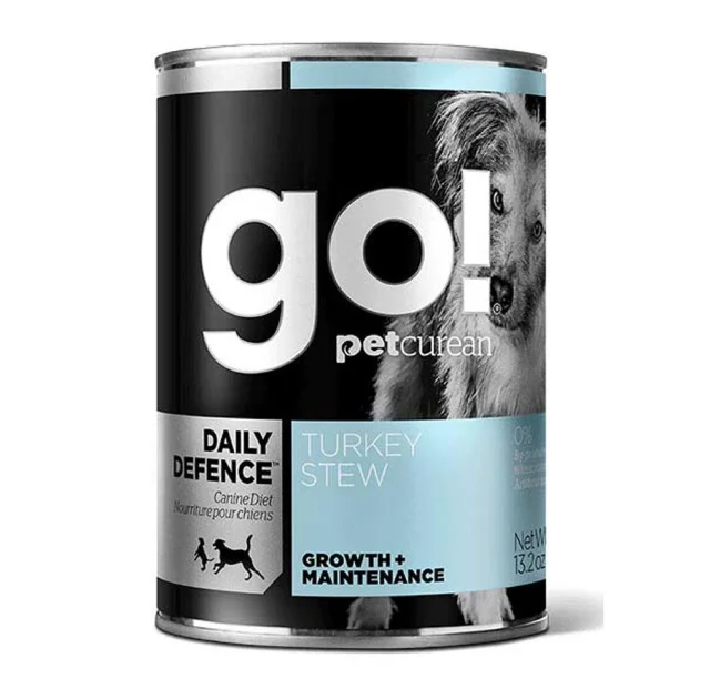 Консерва GO! Turkey Stew For Dogs беззерновий вологий корм, з індичкою, для собак, 400 г