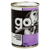 Консерви GO! Grain Free Chicken Stew with Turkey + Duck, беззерновий вологий корм, для собак, 400 г