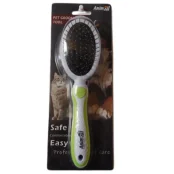 Расческа-щетка 2 в 1 AnimAll Groom, зеленая
