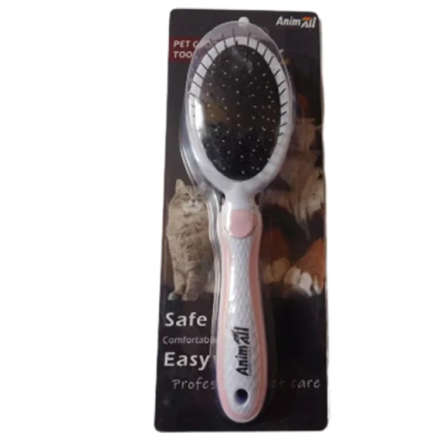 Расческа-щетка 2 в 1 AnimAll Groom, розовая