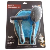 Набор для груминга 3 в 1 AnimAll, голубой