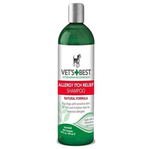 Шампунь Vet`s Best Allergy Itch Relief Shampoo при алергії для собак, 470 мл