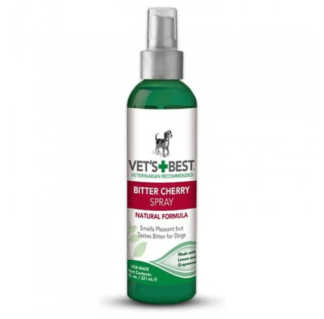 Спрей Vet`s Best Bitter Cherry Spray Антігризін для собак, 221 мл