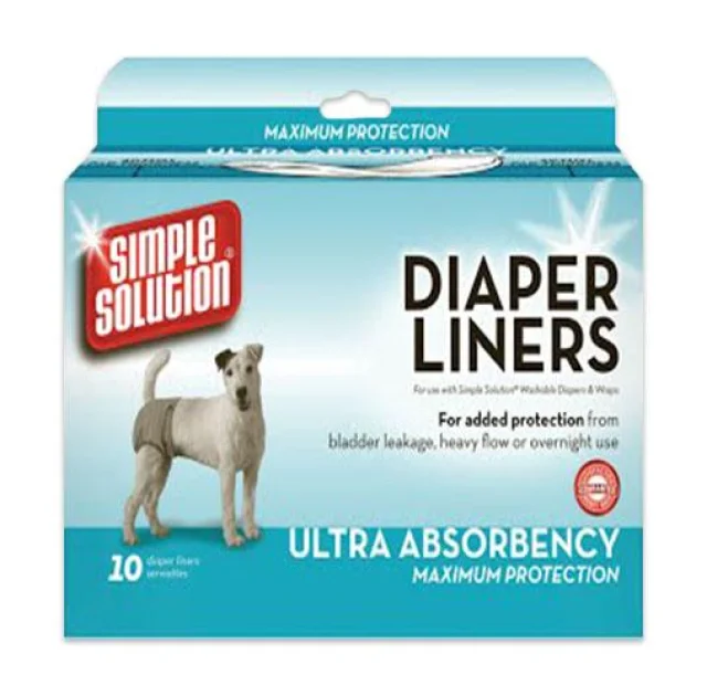 Гігієнічні прокладки для тварин Simple Solution Disposable Diaper Liners - Heavy Flow, 10 шт