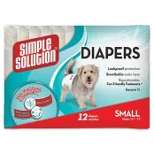 Гигиенические подгузники для животных Simple Solution Disposable Diapers Small, 12 шт
