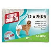 Гигиенические подгузники для животных Simple Solution Disposable Diapers X- Large, 12 шт