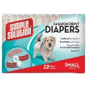 Гигиенические подгузники для животных Simple Solution Fashion Disposable Diapers Small, 12 шт