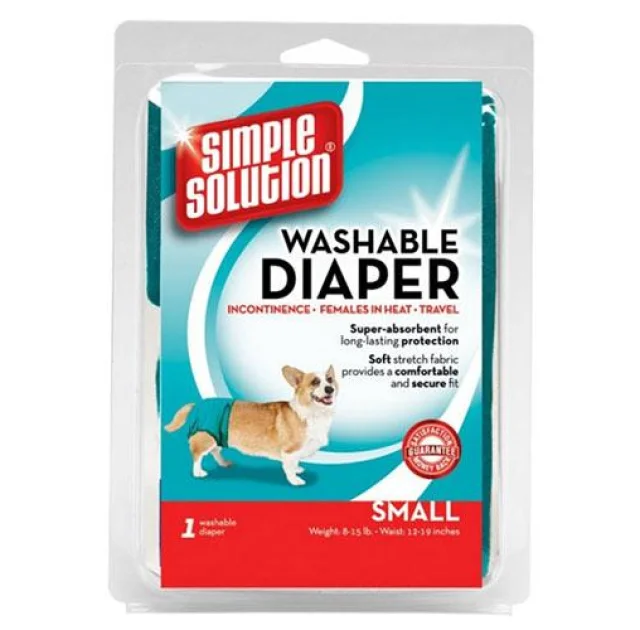 Гигиенические трусы Simple Solution Washable Diaper Small для собак, бирюзовый