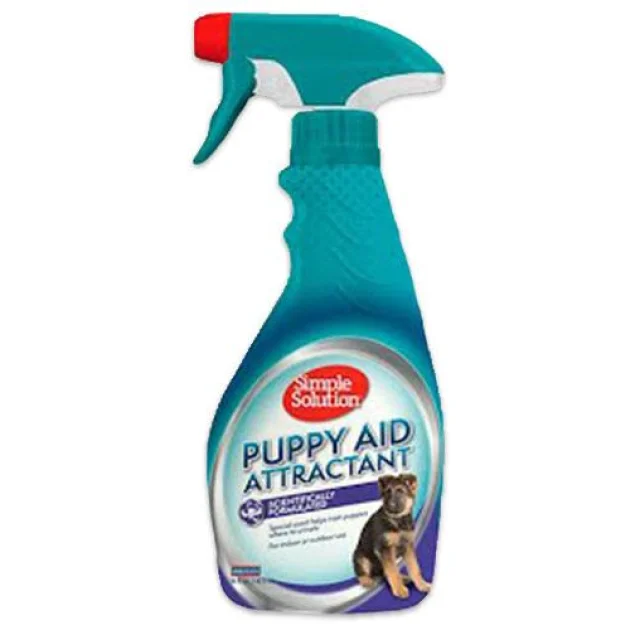 Средство Simple Solution Puppy aid training spray для приучения щенков к туалету, 480 мл