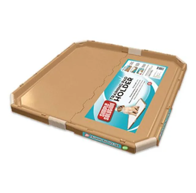 Піддон для пелюшок Simple Solution Training Pad Holder для привчання цуценят до туалету, 54х54х1 см, коричневий