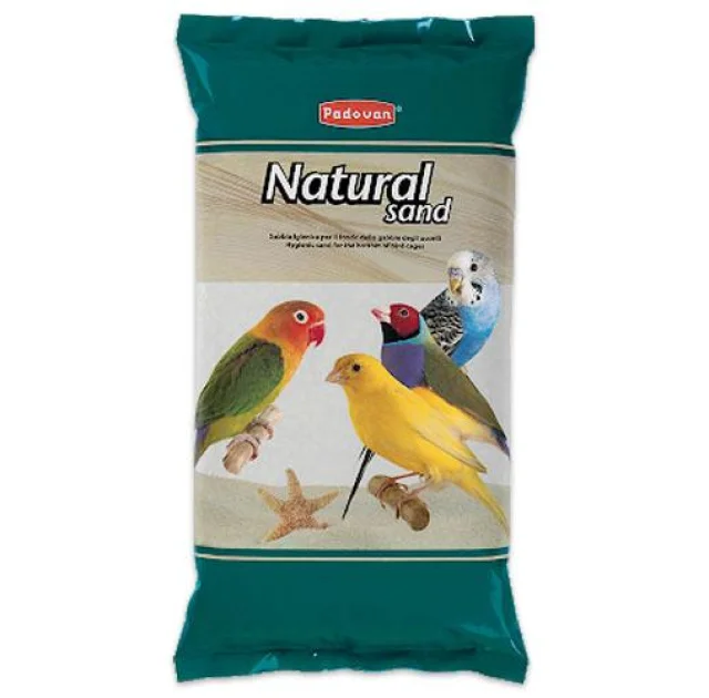 Наполнитель Natural Sand кварцевый, для птичей клетки, 5 кг