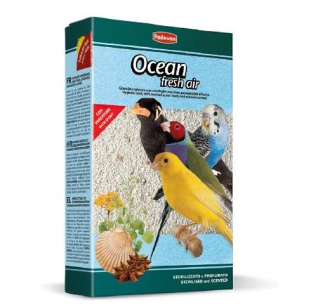 Гигиенический наполнитель Padovan Ocean Fresh Air для птиц, 1 кг