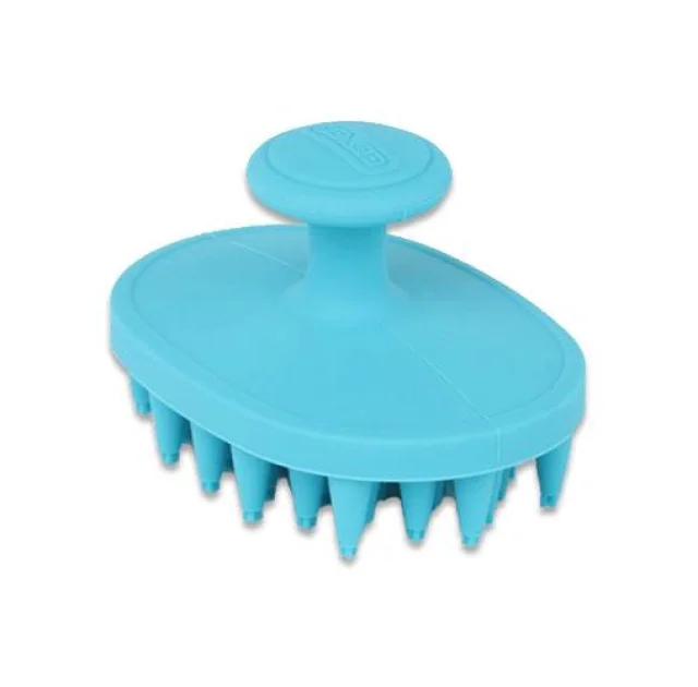 Щітка для собак Dexas BrushBuster для догляду за шерстю і шкірою, блакитна