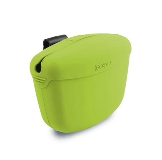 Контейнер для ласощів Dexas Pooch Pouch з кліпсою, зелений