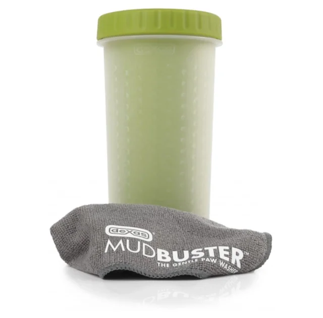 Лапомойка Dexas MudBuster велика, зелена, висота 22 см, діаметр 12 см