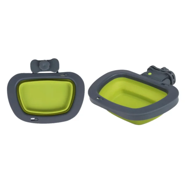 Миска для клетки Dexas Kennel Bowl для собак и кошек, зеленая, 600 мл