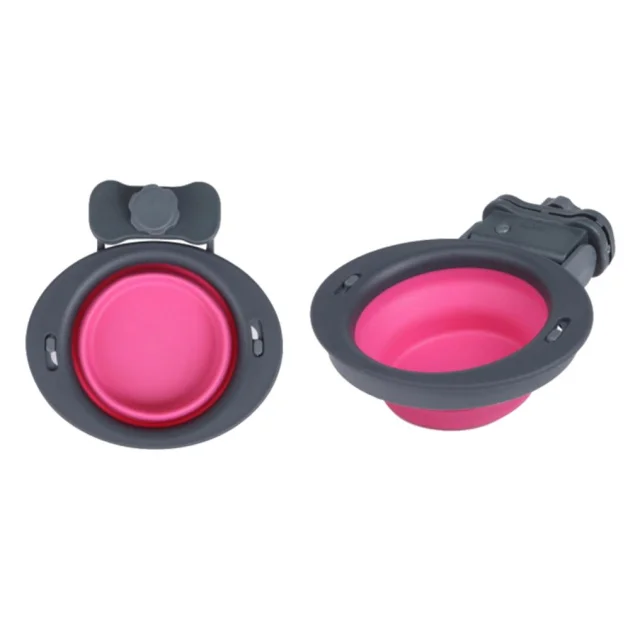 Миска для клетки Dexas Kennel Bowl для собак и кошек, розовая, 240 мл