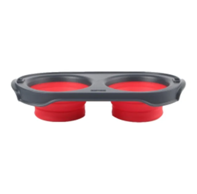 Миска Dexas Pet Feeder складна миска, для собак, червона, 240 мл