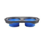 Миска Dexas Pet Feeder складная миска, для собак, синяя, 240 мл