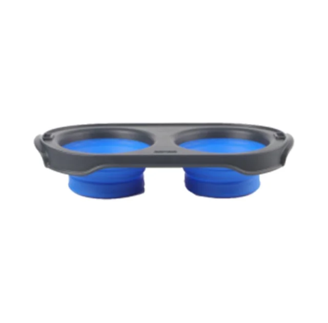Миска Dexas Pet Feeder складна миска, для собак, синя, 240 мл