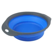 Миска Dexas Collapsible Pet Bowl для собак и кошек, синяя, 720 мл