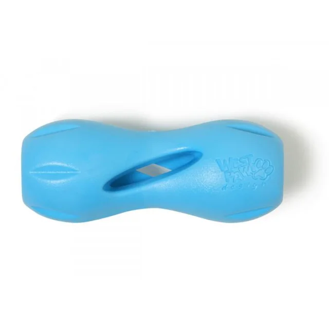 Игрушка West Paw Qwizl Small Aqua для собак, 14 см