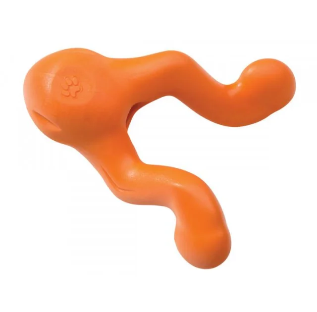 Игрушка West Paw Tizzi Large Tangerine для собак, 18 см