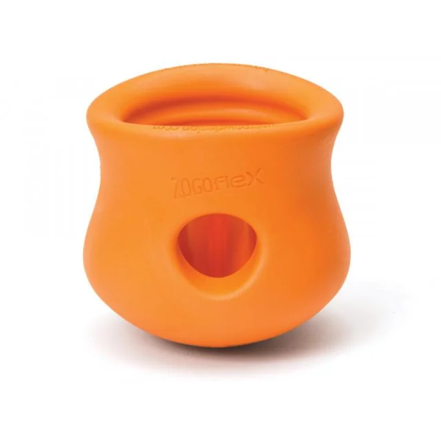 Игрушка West Paw Toppl Large Tangerine для собак, 10 см