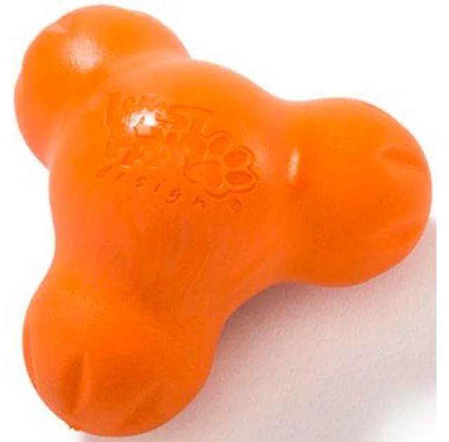 Игрушка West Paw Tux Small Tangerine для собак, 10 см