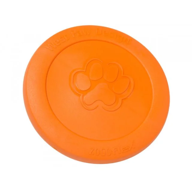 Игрушка West Paw Zisc Small Tangerine для собак, 17 см
