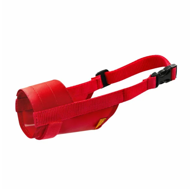 Намордник Dog Extremе №4 регульований, нейлон для кане-корсо, аргентинський дог, бульмастиф, червоний