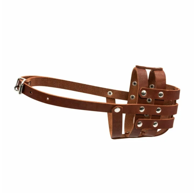 Намордник 661 №1 для спанієлів, м'який, коричневий