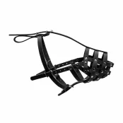 Намордник 631 для малых собак породы боксер, твердый, черный