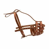 Намордник 642 для малых собак породы ротвейлер, твердый, коричневый