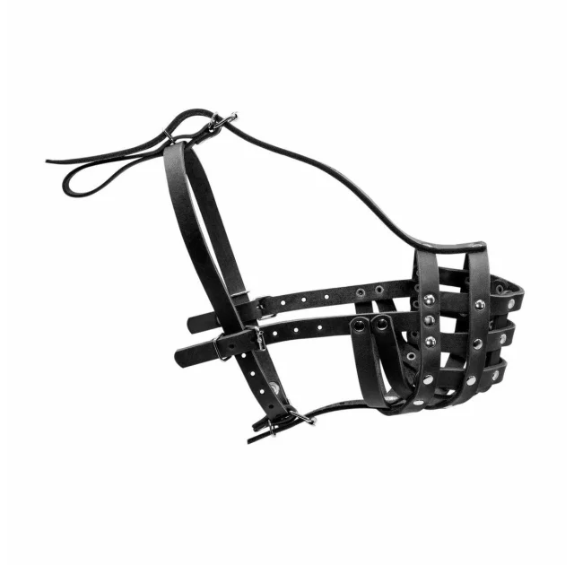 Намордник 653 для великих ротвейлерів, мастіно і бульмастифів, твердий, чорний