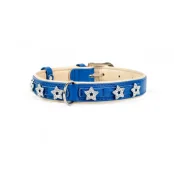 Нашийник Brilliance подвійний, з прикрасою Зірочка, ширина 15 мм, довжина 27-36 см, синій