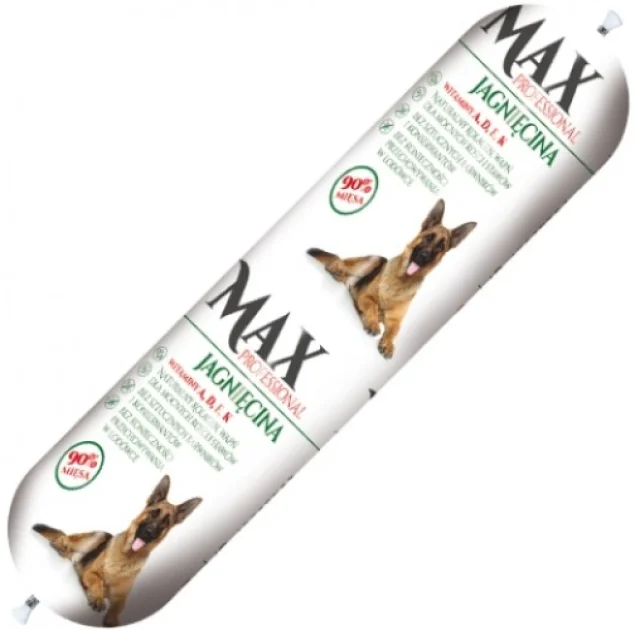 Ковбаса Karma Max Dog Professional with Lamb для дорослих собак всіх порід з яловичиною, 900 г