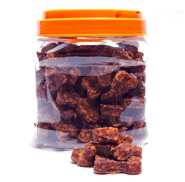 Лакомство кость Dog Snack с утиным мясом и рисом для собак от 2-х месяцев, 5 см, 500 г