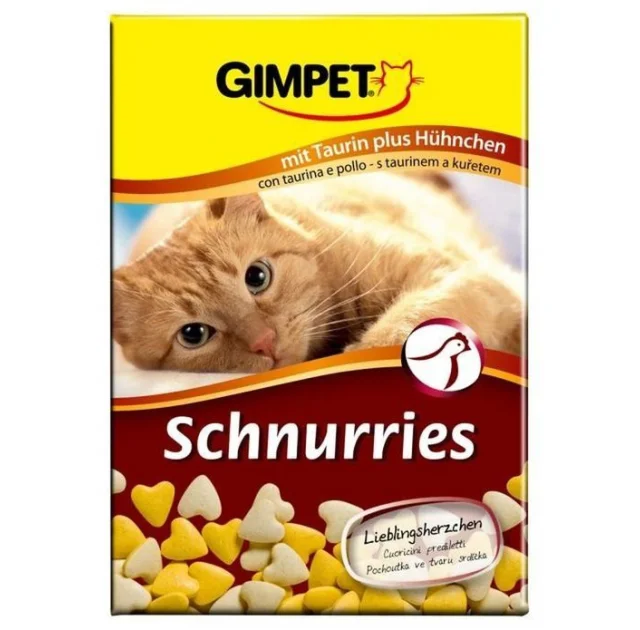 Лакомство Gimpet для взрослых кошек, сердечки со вкусом курицы, 650 шт, 420 г