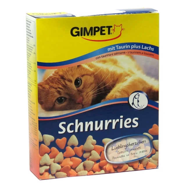 Лакомство Gimpet для взрослых кошек, сердечки со вкусом лосося, 650 шт, 420 г