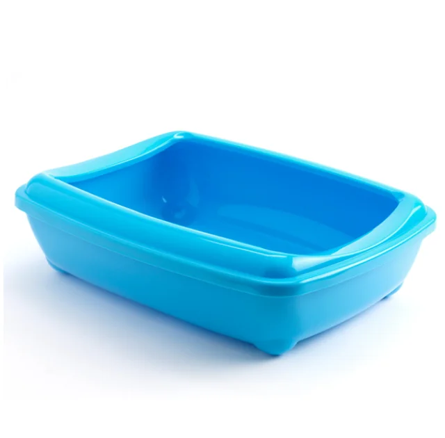 Туалет Moderna Mini Arist-O-Tray для кішок, з бортиком, кобальт синій, 42 х 31 х 13 см