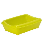 Туалет Moderna Mini Arist-O-Tray для кошек, с бортиком, голубой, 50 х 38 х 14 см