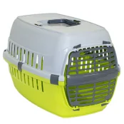 Переноска Moderna Road Runner 1 для собак и кошек до 5 кг, пластик, ярко-зелёный, 51×31×34 см