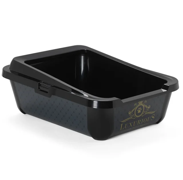 Туалет відкритий Moderna Luxurious Pets Hercules з бортом для кішок, 51 x 39 x 19 см