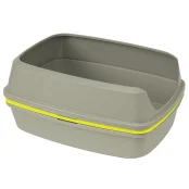 Туалет Moderna Lift To Sift Large с бортиком для кошек, серый, 57,5 х 44 х 27 см
